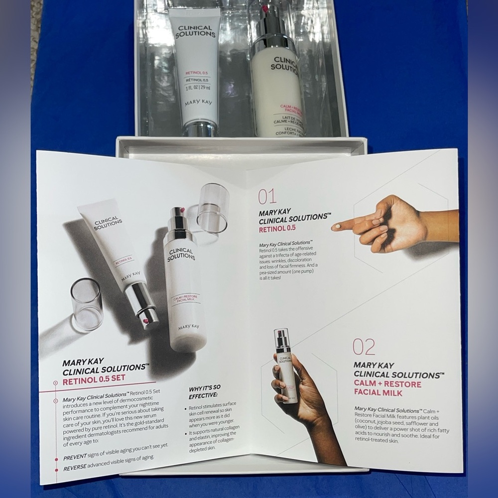 🌟😍🔥 MARY KAY CLINICAL SOLUTIONS RETINOL 0.5 SET
